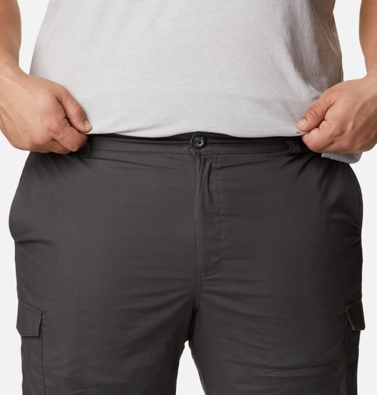 Men's Columbia Brentyn Trail Cargo Shorts Black | Plus Size CA-F6L0A